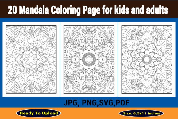 Download Mandala Coloring Page for Kids and Adult - Kids Collection