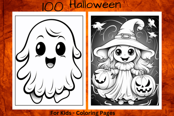 Download 100 Halloween Coloring Pages for Kids - Kids Collection