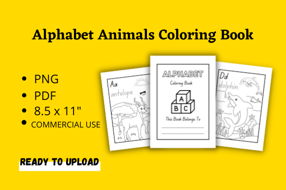 Download Alphabet Animals Coloring Book for Kids - Kids Collection