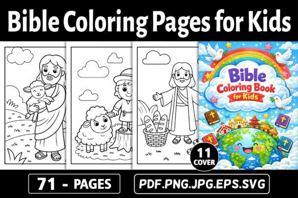 Download Bible Coloring Pages for Kids - KDP - Kids Collection