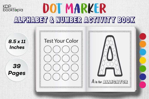 Download Dot Marker Kids Alphabet and Number Book - Kids Collection