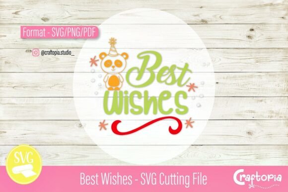 Download Best Wishes – SVG Cutting File - Premium Bundle