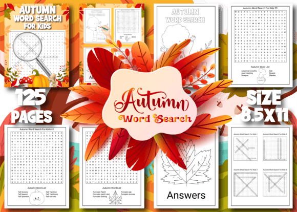 Download Autumn Word Search for Kids - Kids Collection