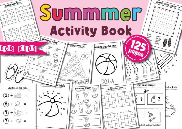 Download Summer Activity Book for Kids Vol - 2 - Kids Collection