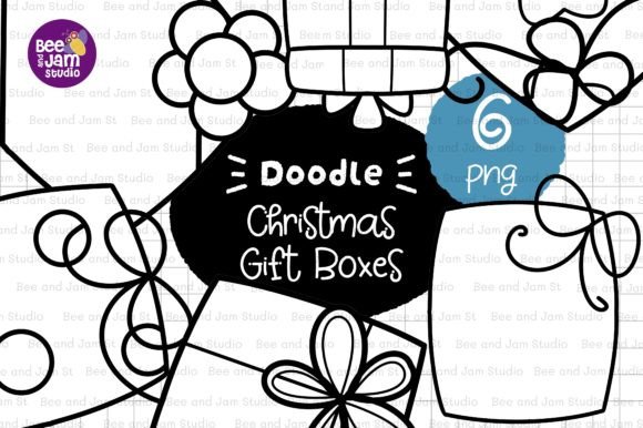 Download KDP Coloring Christmas Gift Line Art - Kdp coloring Collection