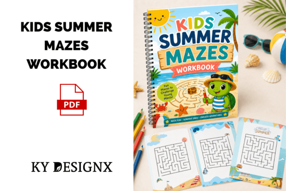 Download Kids Summer Mazes Workbook - Kids Collection