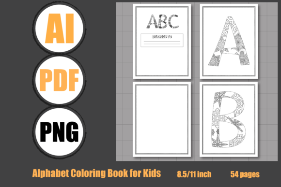 Download KDP: ABC Alphabet Coloring Book for Kids - Kids Collection