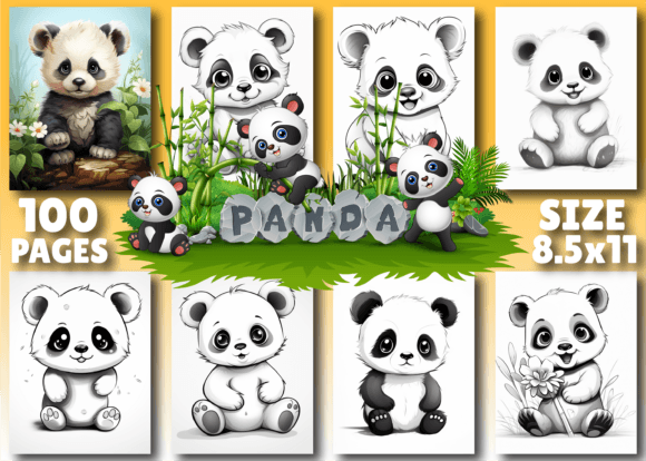 Download Cute Panda Coloring Pages for Kids - Kids Collection