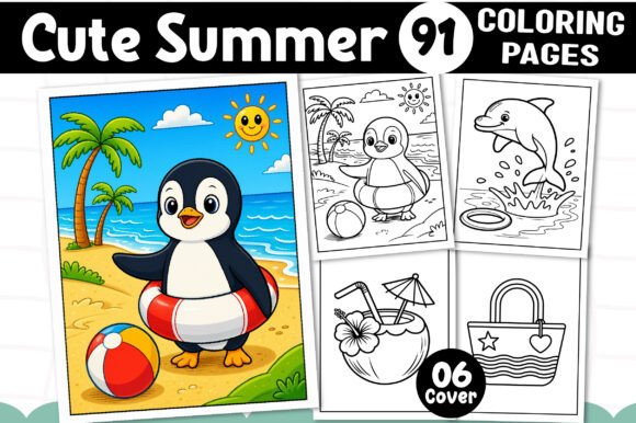Download Cute Summer Coloring Pages for Kids - Kids Collection