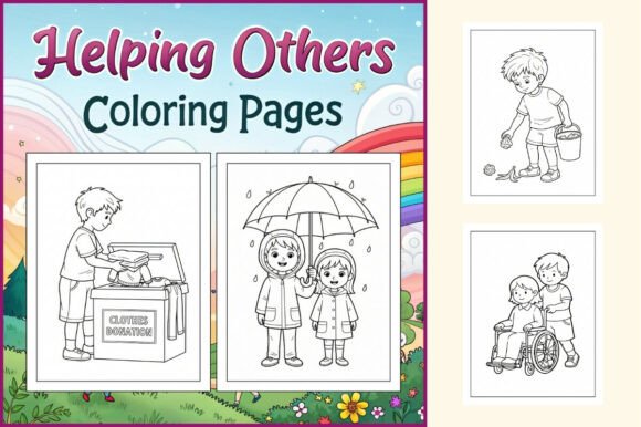 Download Helping Others Coloring Pages for Kids - Kids Collection