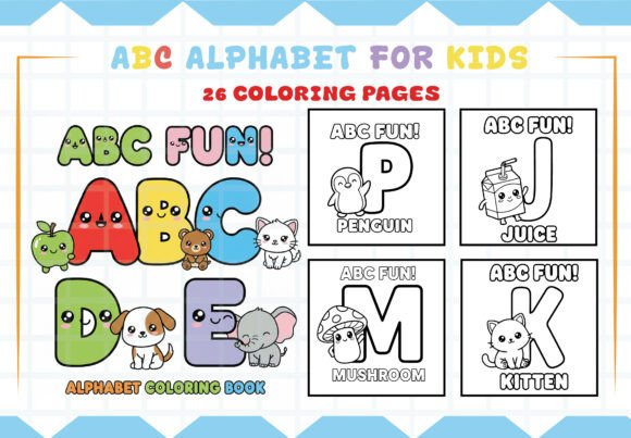 Download ABC Alphabet Coloring Pages for Kids - Kids Collection