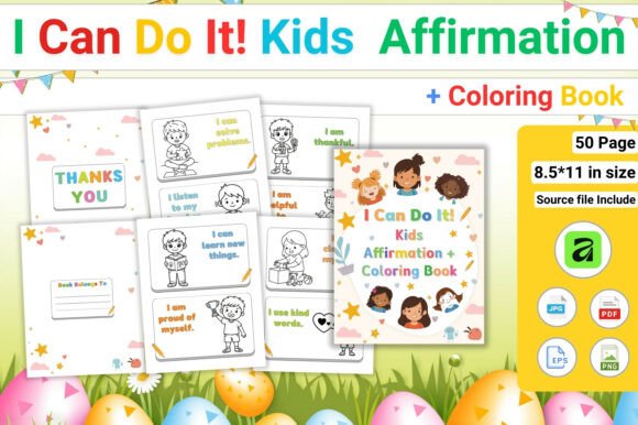 Download Kids Affirmation &amp; Coloring Book - Kids Collection