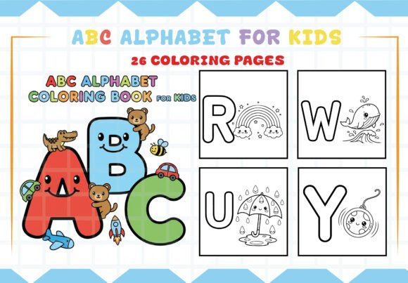 Download ABC Alphabet Coloring Pages for Kids - Kids Collection