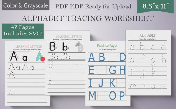 Download Alphabet Tracing Worksheets for Kids PDF - Kids Collection