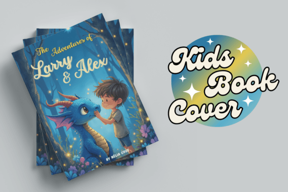 Download Kids Book Cover My Magical Dragon Friend - Book cover Collection