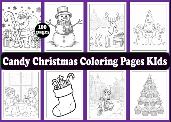 Download 100 Candy Christmas Coloring Pages KIds - Kids Collection