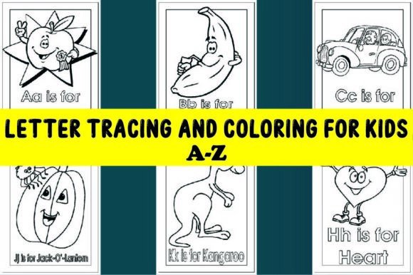 Download LETTER TRACING &amp; COLORING PAGE for KIDS - Kids Collection