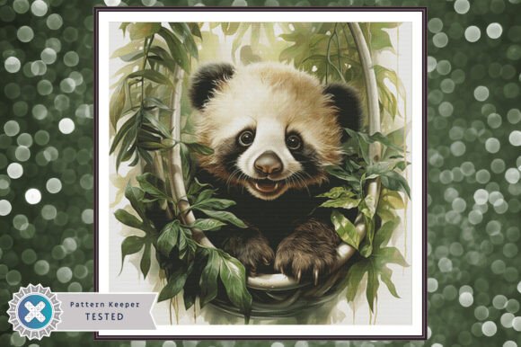 Download Panda Cross Stitch Pattern PDF Chart - Premium Bundle