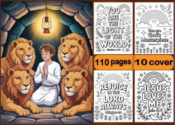 Download 110 Pages Bible Coloring Book for Kids - Kids Collection