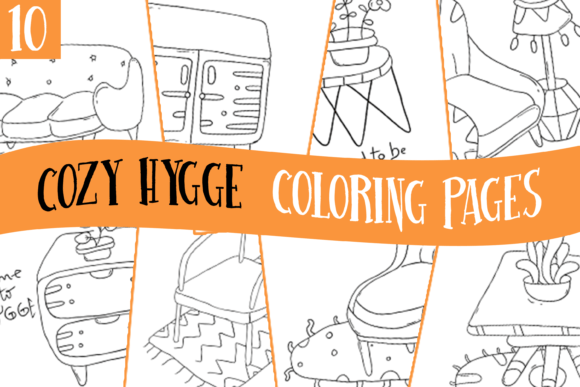 Download Cozy Hygge Coloring Pages for Kids (KDP) - Kids Collection