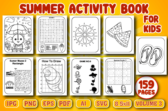 Download Summer Activity Book for Kids Vol. 3 - Kids Collection