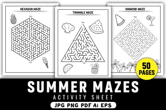Download Summer Mazes for Kids - Kids Collection