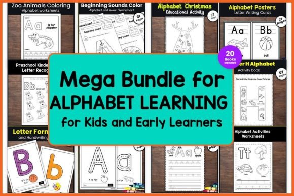 Download Alphabet Learning for Kids Mega Bundle - Kids Collection