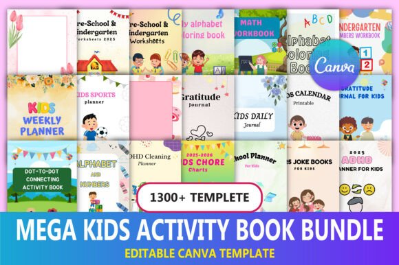 Download Mega Kids Activity Book Bundle - Kids Collection