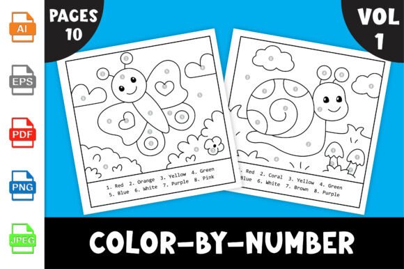 Download Color-by-Number Coloring Page for Kids - Kids Collection