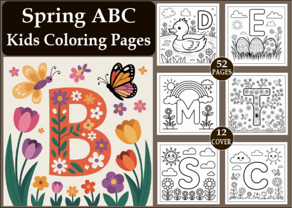 Download Spring ABC Coloring Book for Kids - Kids Collection