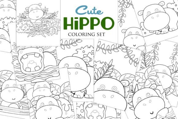 Download Hippopotamus Coloring for Kids and Adult - Kids Collection