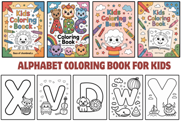 Download Alphabet Coloring Book Pages for Kids - Kids Collection