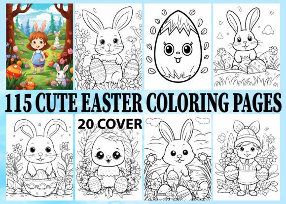 Download 115 Cute Easter Coloring Book Pages Kids - Kids Collection