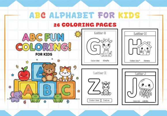 Download ABC Alphabet Coloring Pages for Kids - Kids Collection