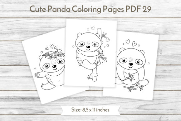 Download Panda Coloring Pages PDF 29 - Premium Resources