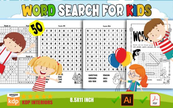 Download 2024 Word Search for Kids – KDP - Kids Collection