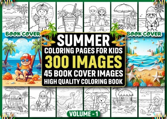 Download 300 Summer Coloring Pages for Kids - KDP - Kids Collection