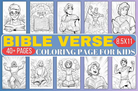 Download Bible Verse Coloring Page for Kids - Kids Collection
