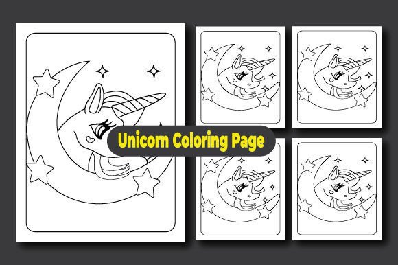 Download Unicorn Coloring Page,kdp Coloring Page - Kdp coloring Collection