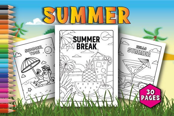 Download Summer Coloring Pages for Kids - Kids Collection