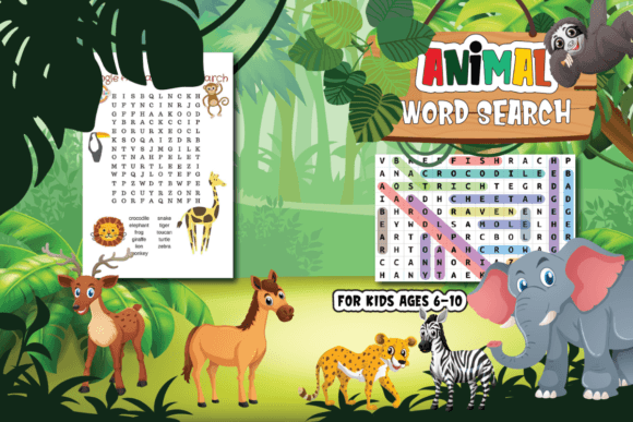 Download Animal Word Search for Kids KDP PDF - Kids Collection
