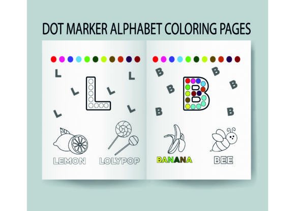 Download Kids DOT MARKER ALPHABET COLORING PAGES - Kids Collection
