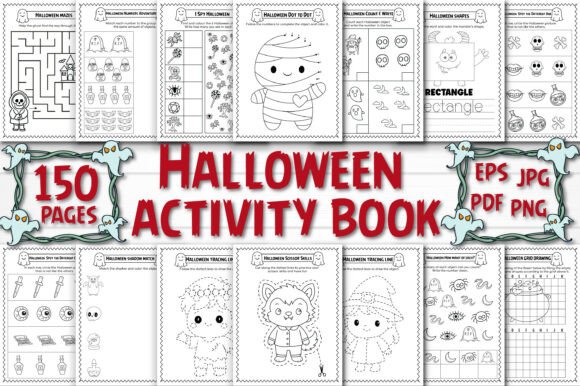 Download Halloween Activity Book for Kids Bundle - Kids Collection
