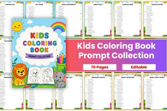 Download Kids Coloring Book Prompt Collection - Kids Collection