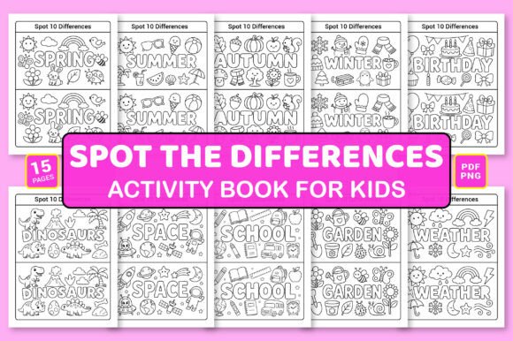 Download Spot the Differences Book for Kids - Spot the differences Collection