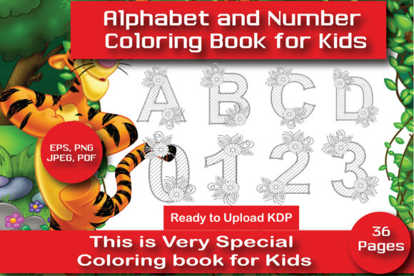 Download Alphabet &amp; Number Coloring Book for Kids - Kids Collection