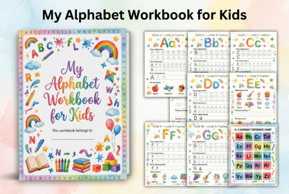 Download My Alphabet Workbook for Kids - Kids Collection