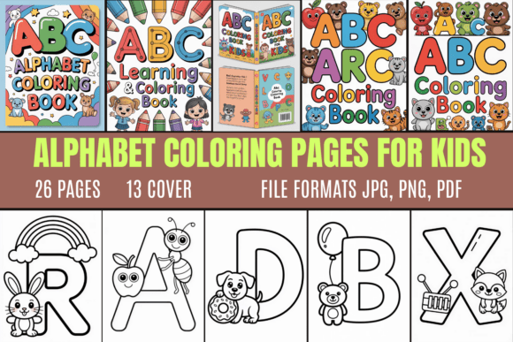 Download Alphabet Coloring Pages Book for Kids - Kids Collection