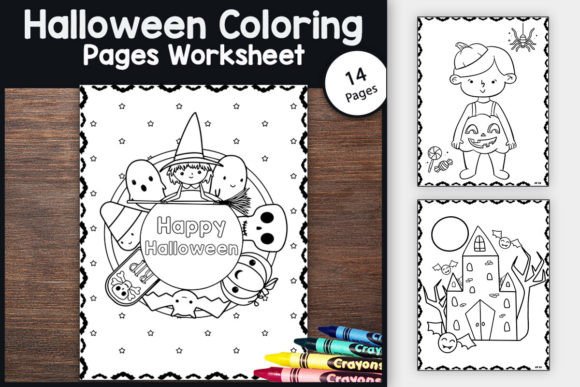 Download Spooky Halloween Coloring Pages for Kids - Kids Collection