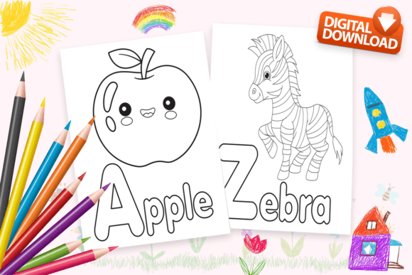 Download ABC Alphabet Coloring Pages for Kids 2-4 - Kids Collection